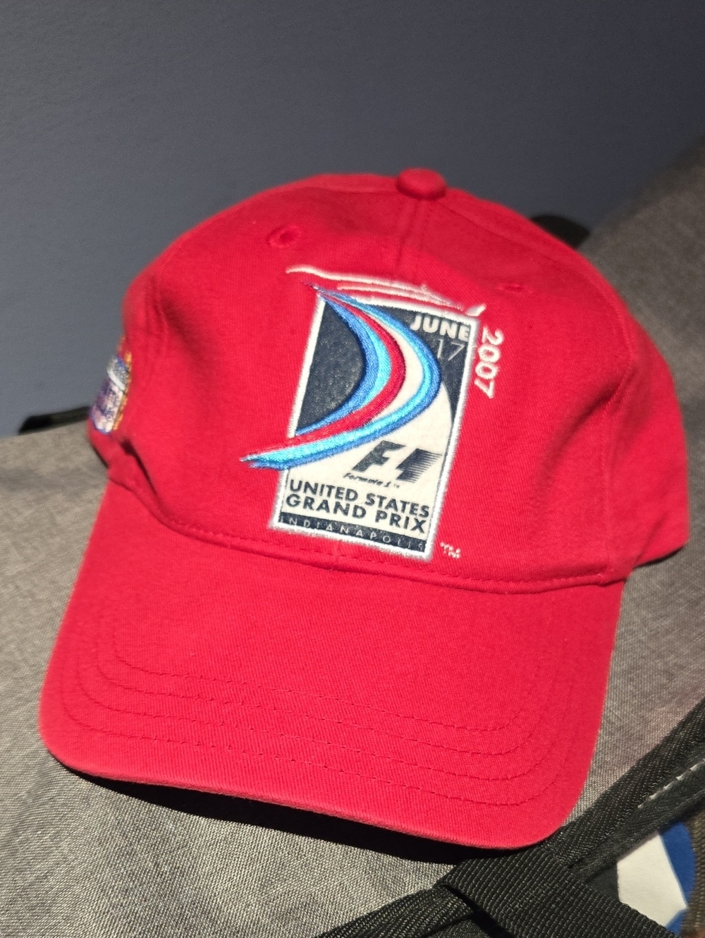 United States F1 Grand Prix Red Baseball Cap - June 2007